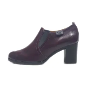 Axel High-Heel Shoes Leather Maroon Colour For Women