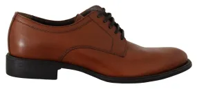 Dolce & Gabbana Elegant Brown Derby Formal Shoes