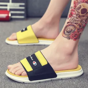 Fashionable male and female sandals Slippers