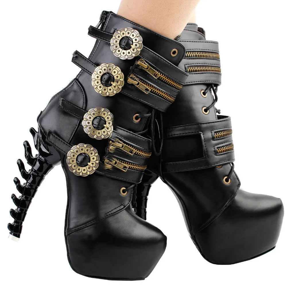 Steampunk Booties