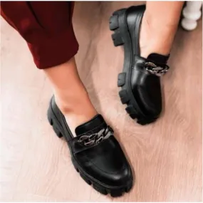 Thick Bottom Casual Loafers Shoes.